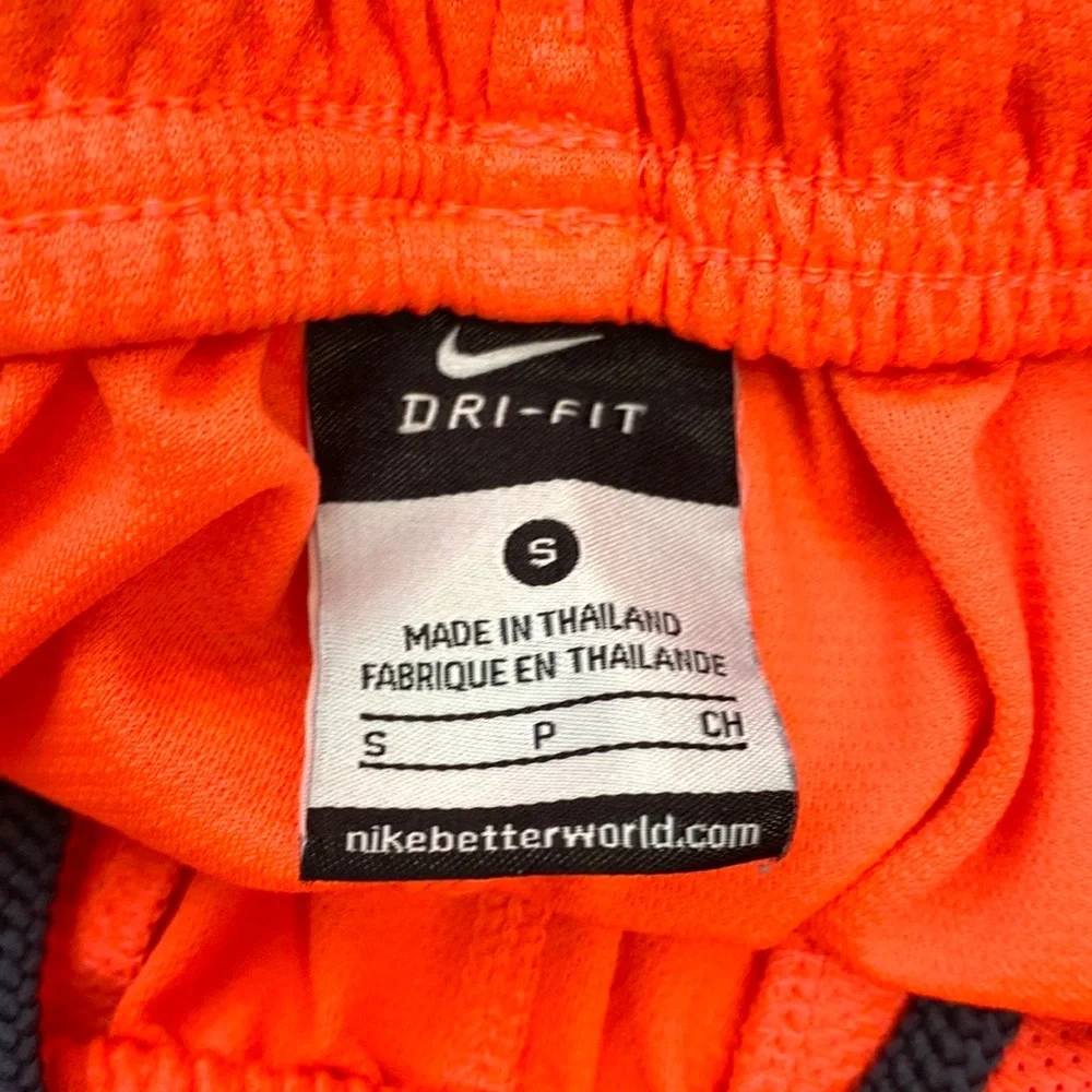 Nike Boys Neon Orange/Black Elite Dri-Fit Basketball Shorts